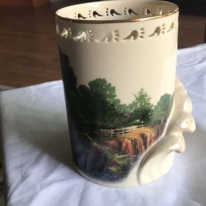 Lenox Thomas Kinkade The Light of Peace Votive Holder